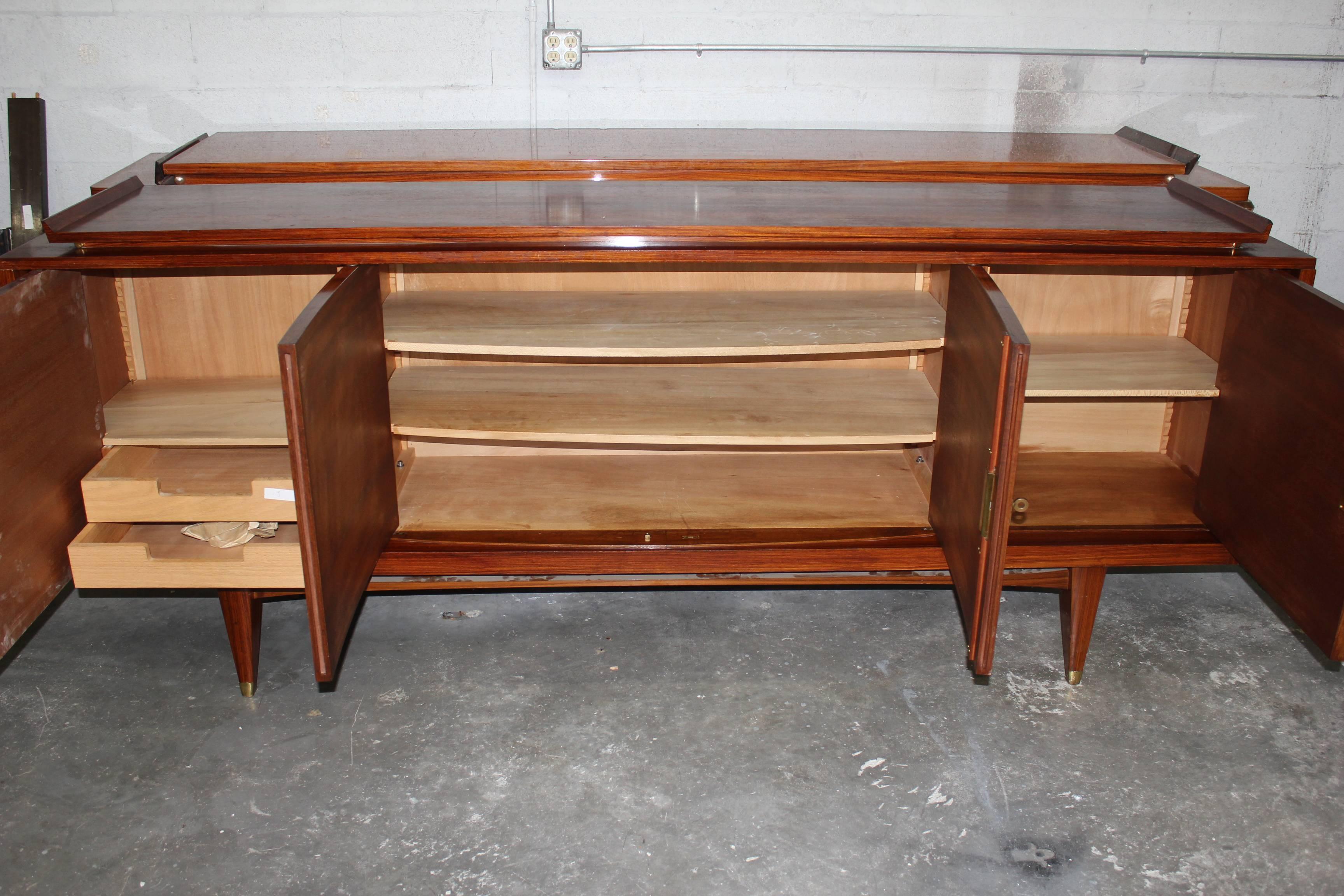 Large Art Deco Sideboard / Buffet Palisander, circa 1940s  3