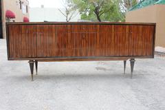 French Art Deco sideboard /buffet Macassar Ebony circa 1940s .