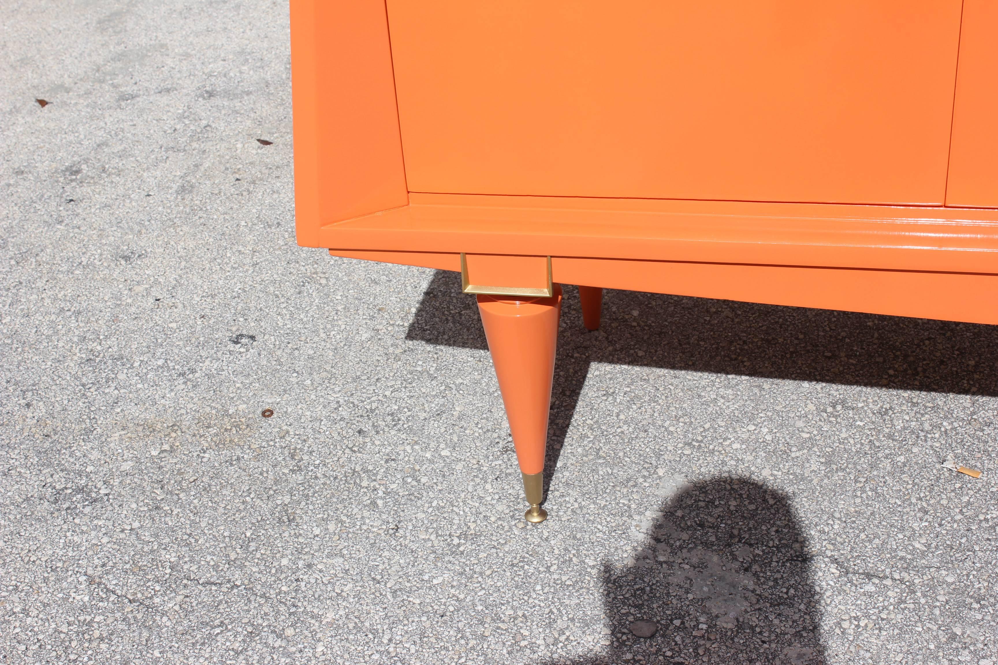 orange sideboard