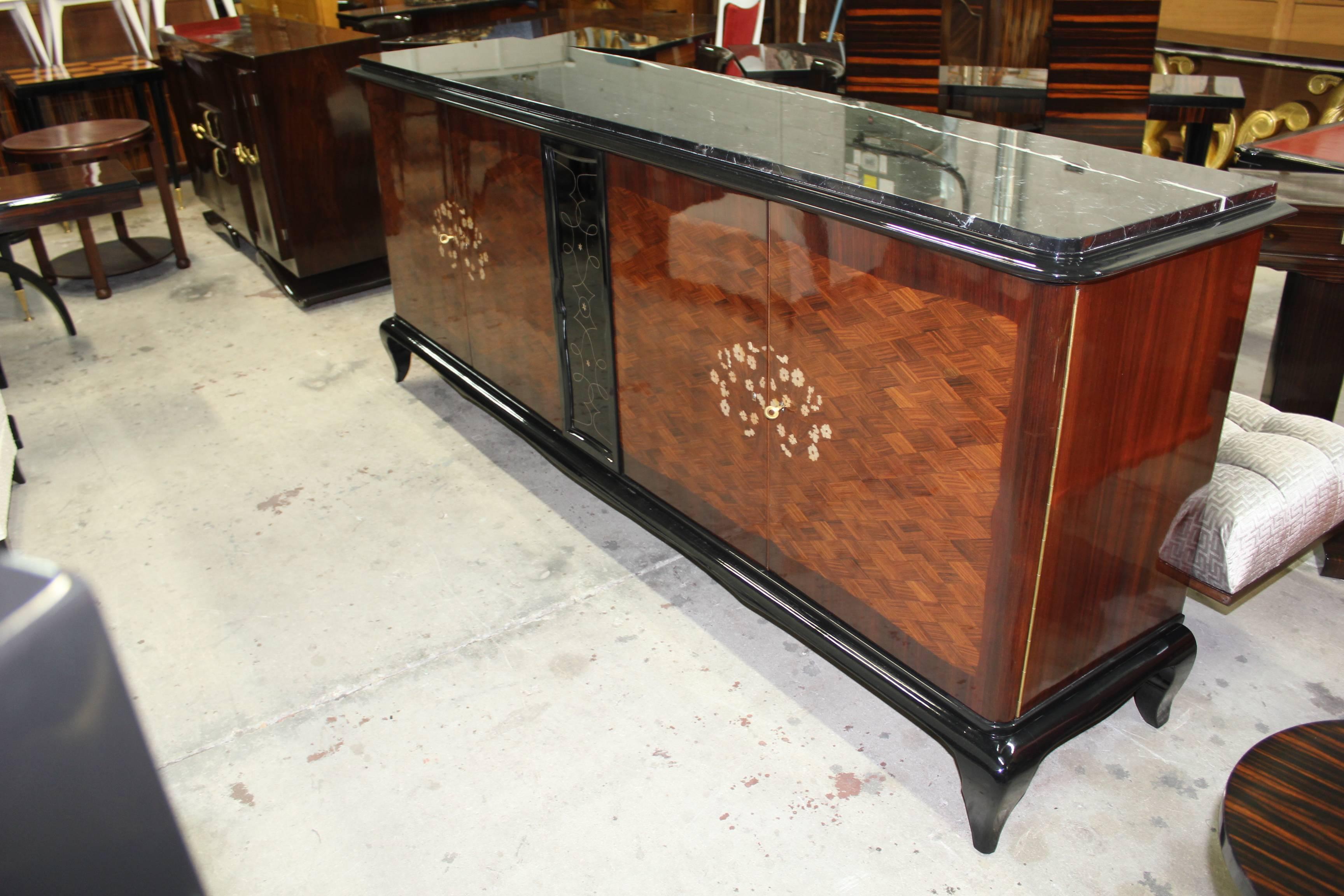 French Art Deco Mother-of-Pearl style of Jules Leleu Sideboard or Buffet 3