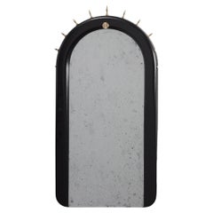 SITIERA_01 Wall Mirror in Solid Wood, Bronze and Aged Mirror by ANDEAN, In Stock