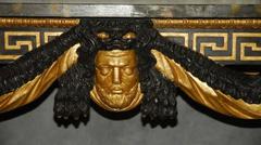 Italian Carved Painted and Parcel Gilt Center Table