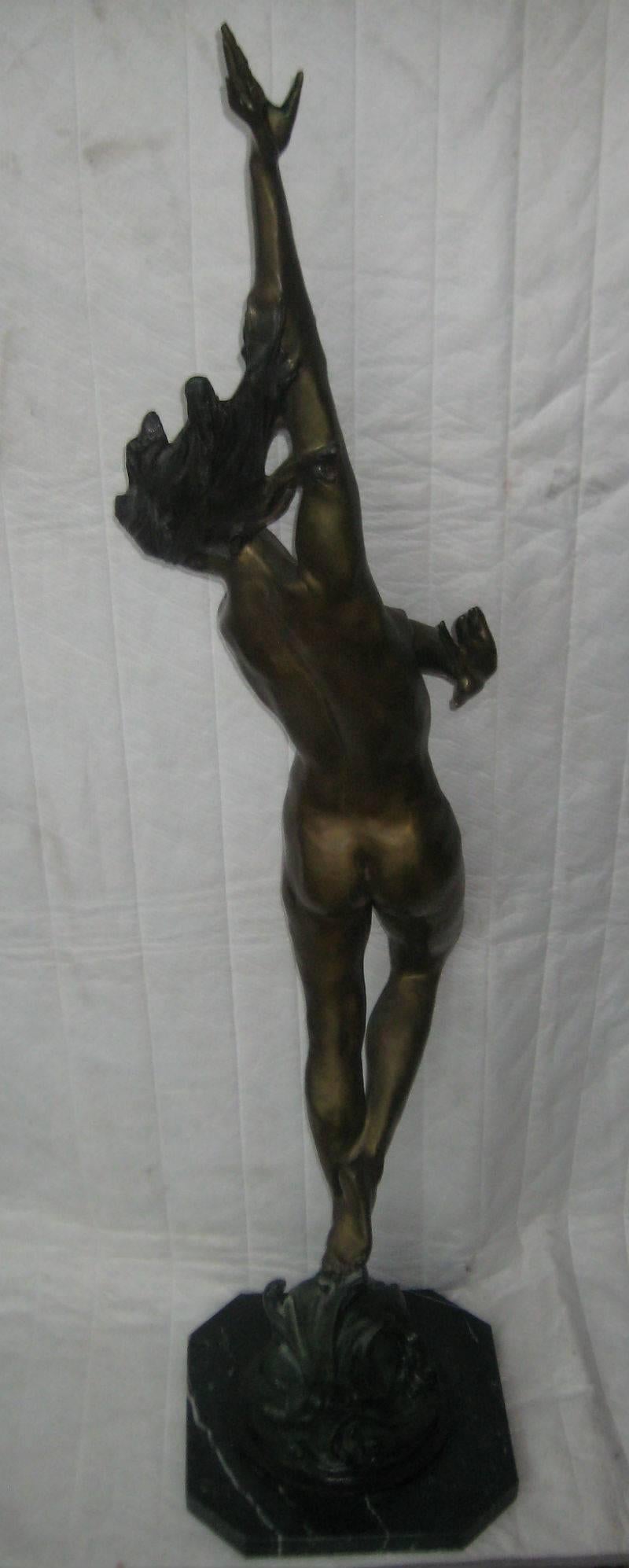 Large bronze sculpture after the model by Harriet Whitney Frishmuth, American, 1880-1980 