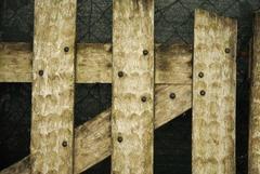 Fantastic Pair of Antique Wood Driveway or Garden Gates