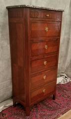 19th Century French Marble-Top Semainier