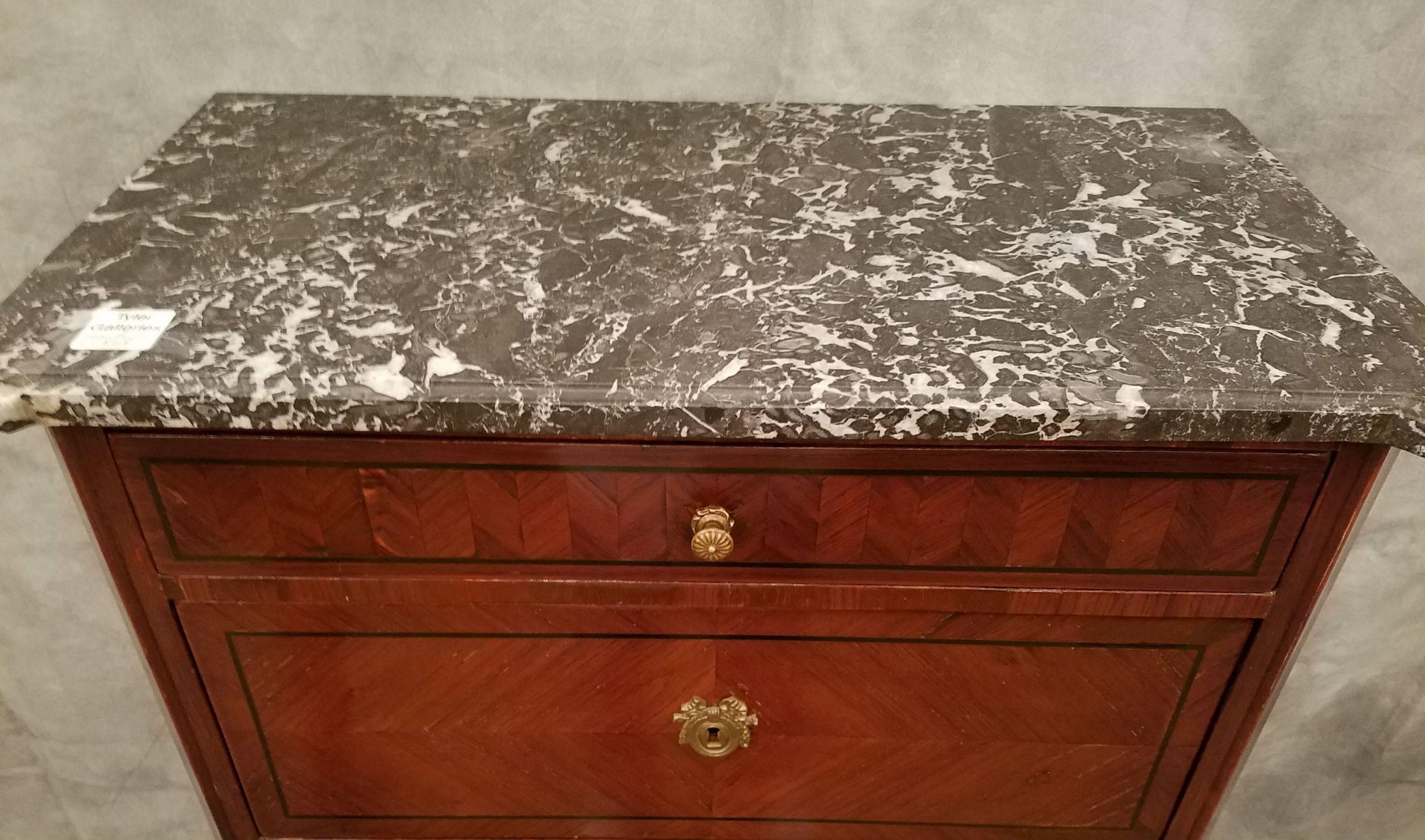 19th Century French Marble-Top Semainier In Good Condition For Sale In Miami, FL