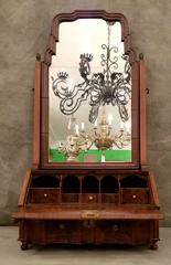 19th Century William and Mary Rosewood Dressing Table Mirror