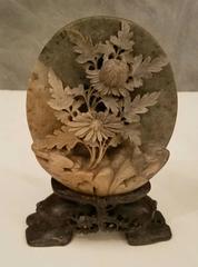 Collection of Four Chinese Carved Soapstone Pieces