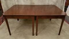 Hepplewhite Mahogany Dining or Banquet Table by Dahlgrens Cabinet Shop