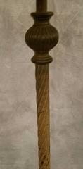 Bronze Floor Lamp on a Marble Base