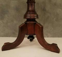 Eastlake Mahogany Revolving Piano Stool