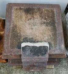 Large 19th Century Pink Marble Pedestal