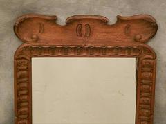 Moroccan Carved Wood Mirror