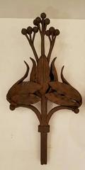 Pair of Iron Post Finials
