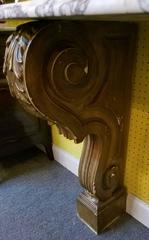 Large Rococo Marble and Cast Stone Console