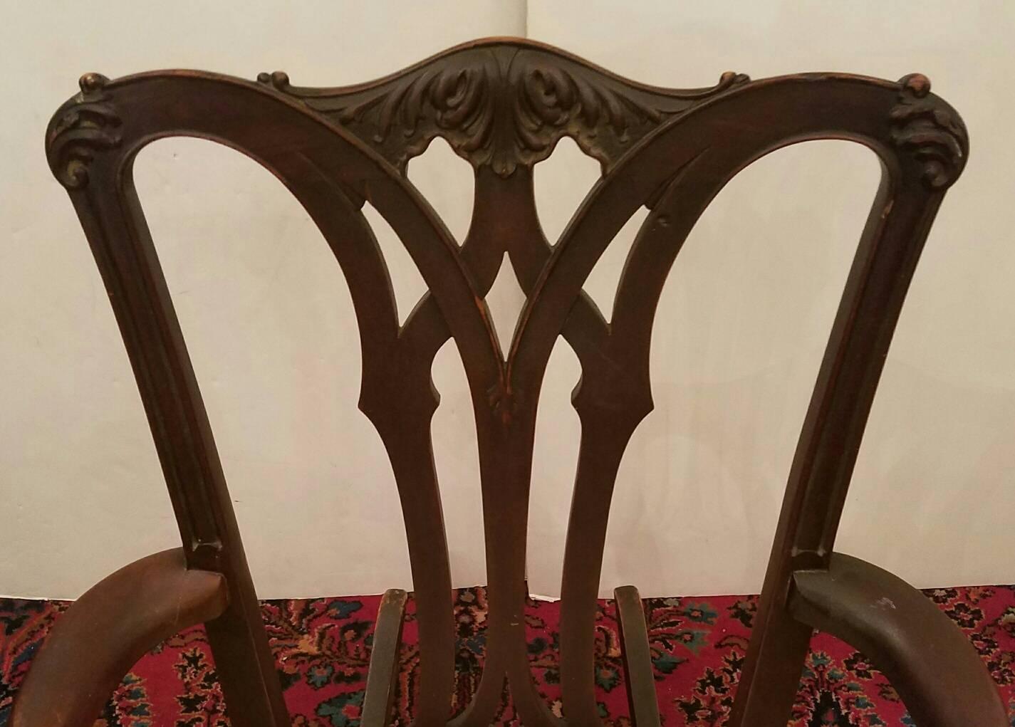 chippendale rocking chair