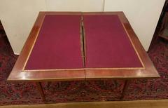 Louis XVI Mahogany Bronze Banded Game Table