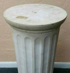 Plaster Cast Pedestal