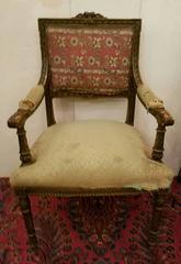 Pair of Louis XVI Carved and Painted Fauteuils