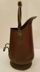 Antique Copper and Brass Pitcher