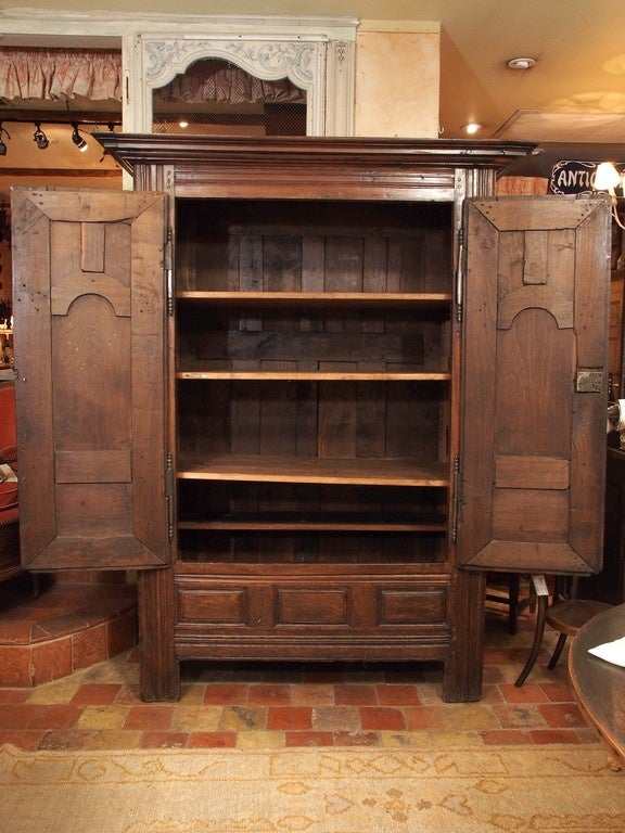 Carved French Louis XVI Armoire