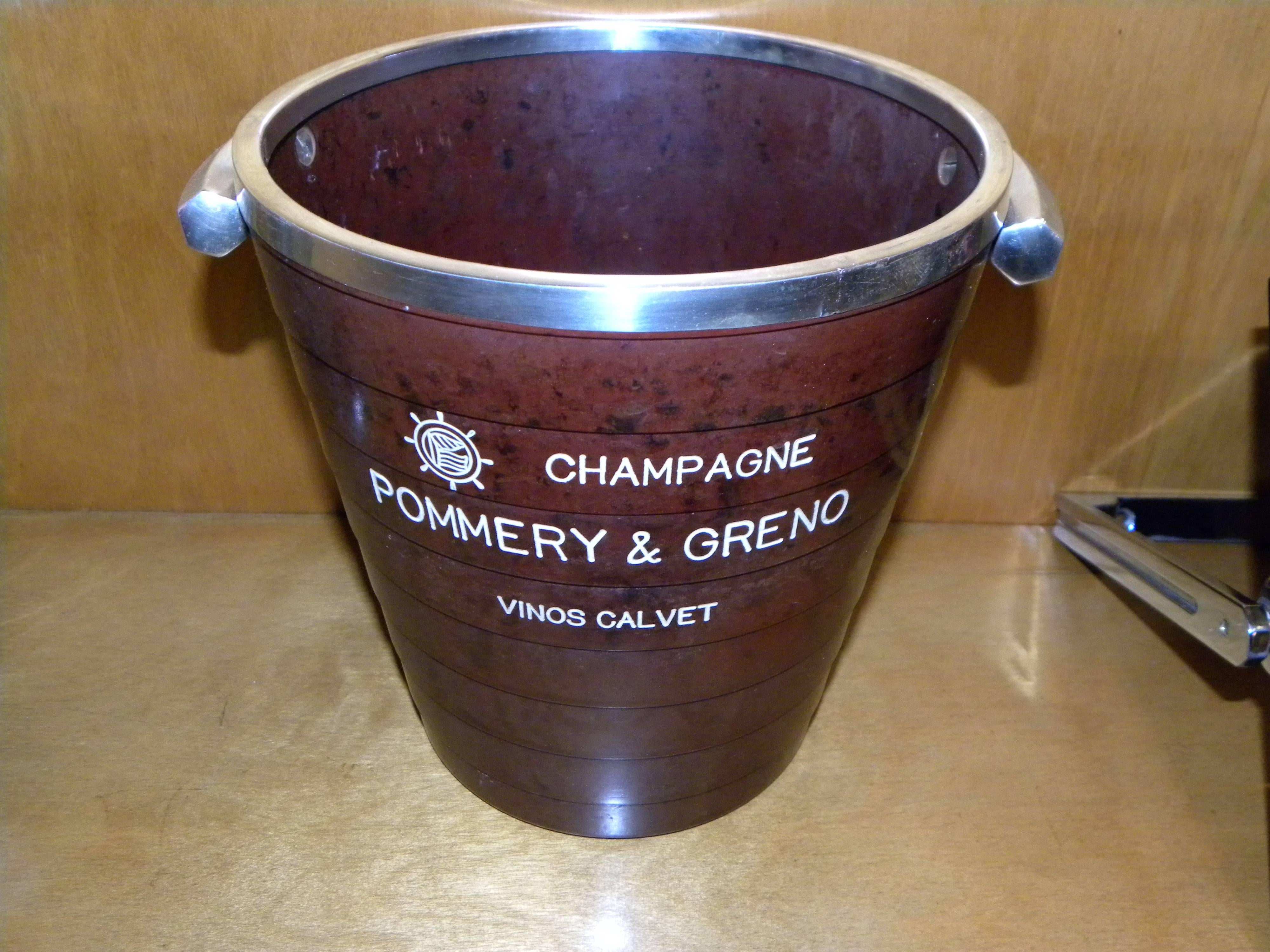 art deco champagne bucket