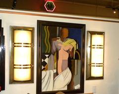 French Art Deco Movie Theater Sconces