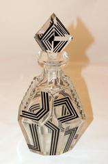Art Deco Czech Decanter with Six Glasses by Karl Palda