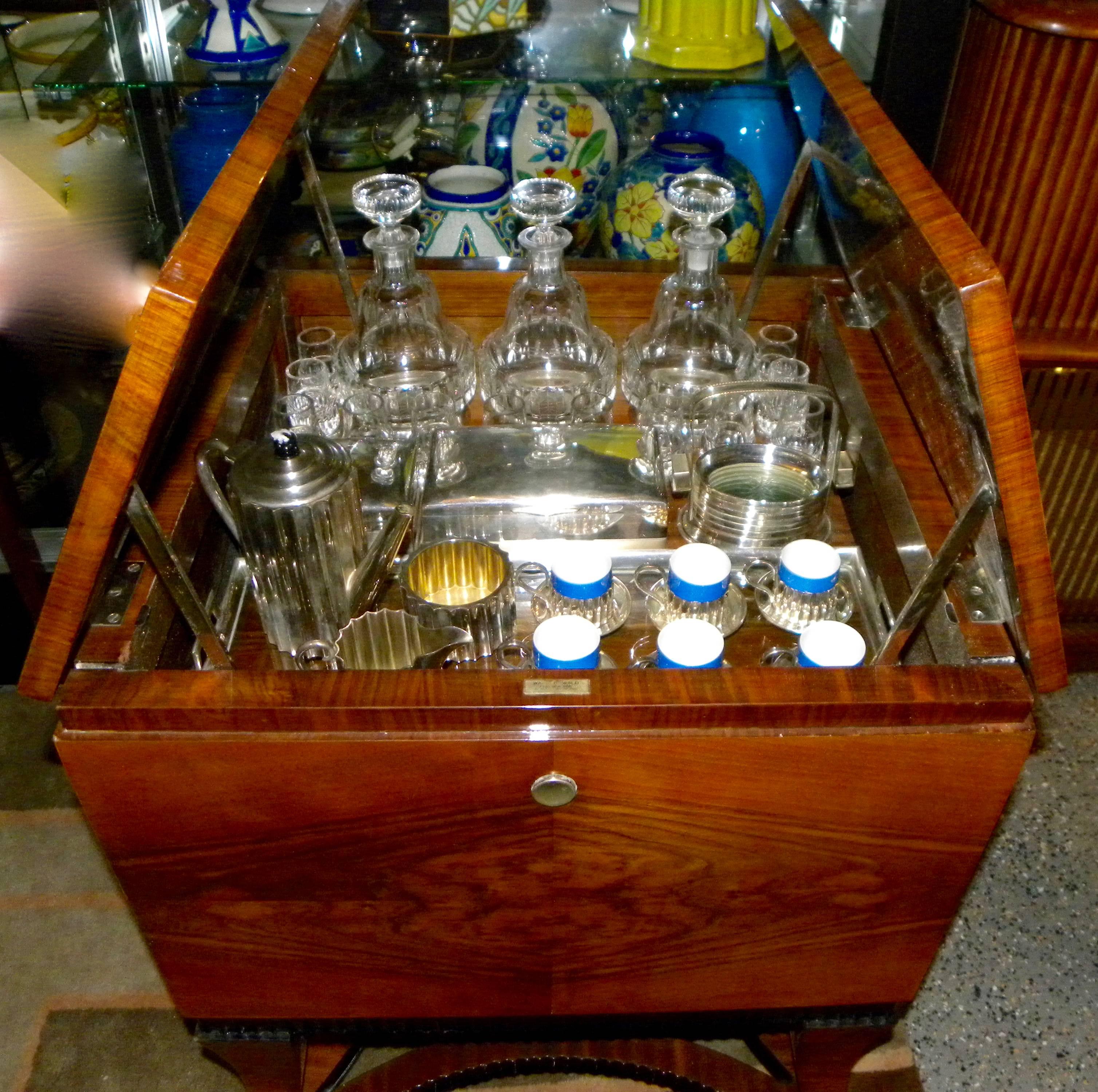 pop up bar cart