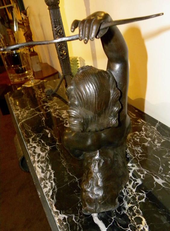 Bronze Art Deco Nude Sculpture By S Melani For Sale At