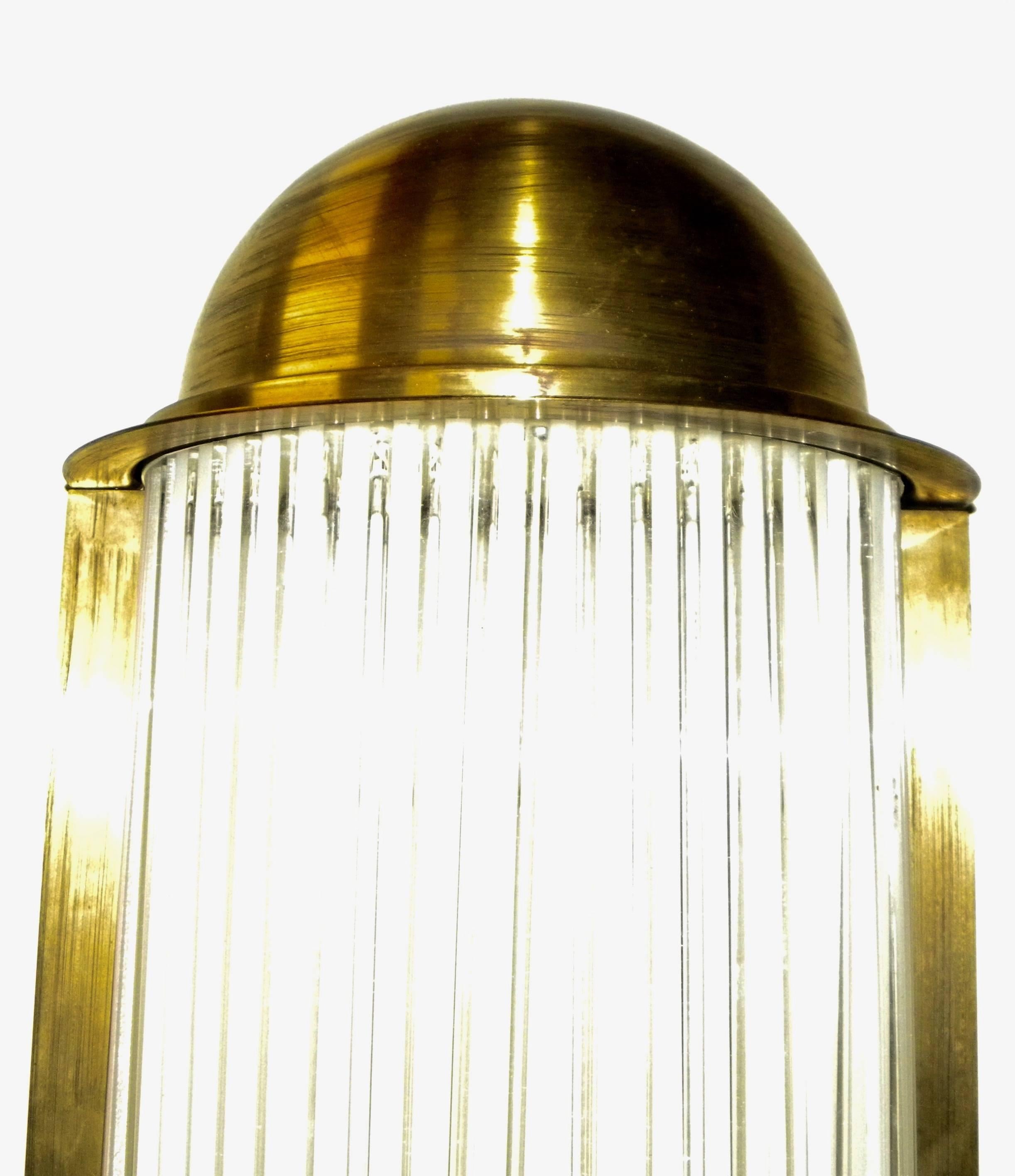 Pair of Art Deco Large Theater Sconces from Belgium in the Style of Petitot 1