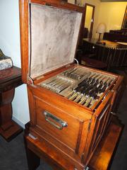 Complete WMF Silverware Service for 12 in Oak Storage Box
