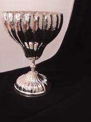 Art Deco Grand Silver Chalice In the style of Hoffman