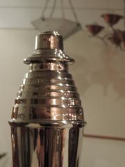 Art Deco "Stepped Up" Cocktail Shaker