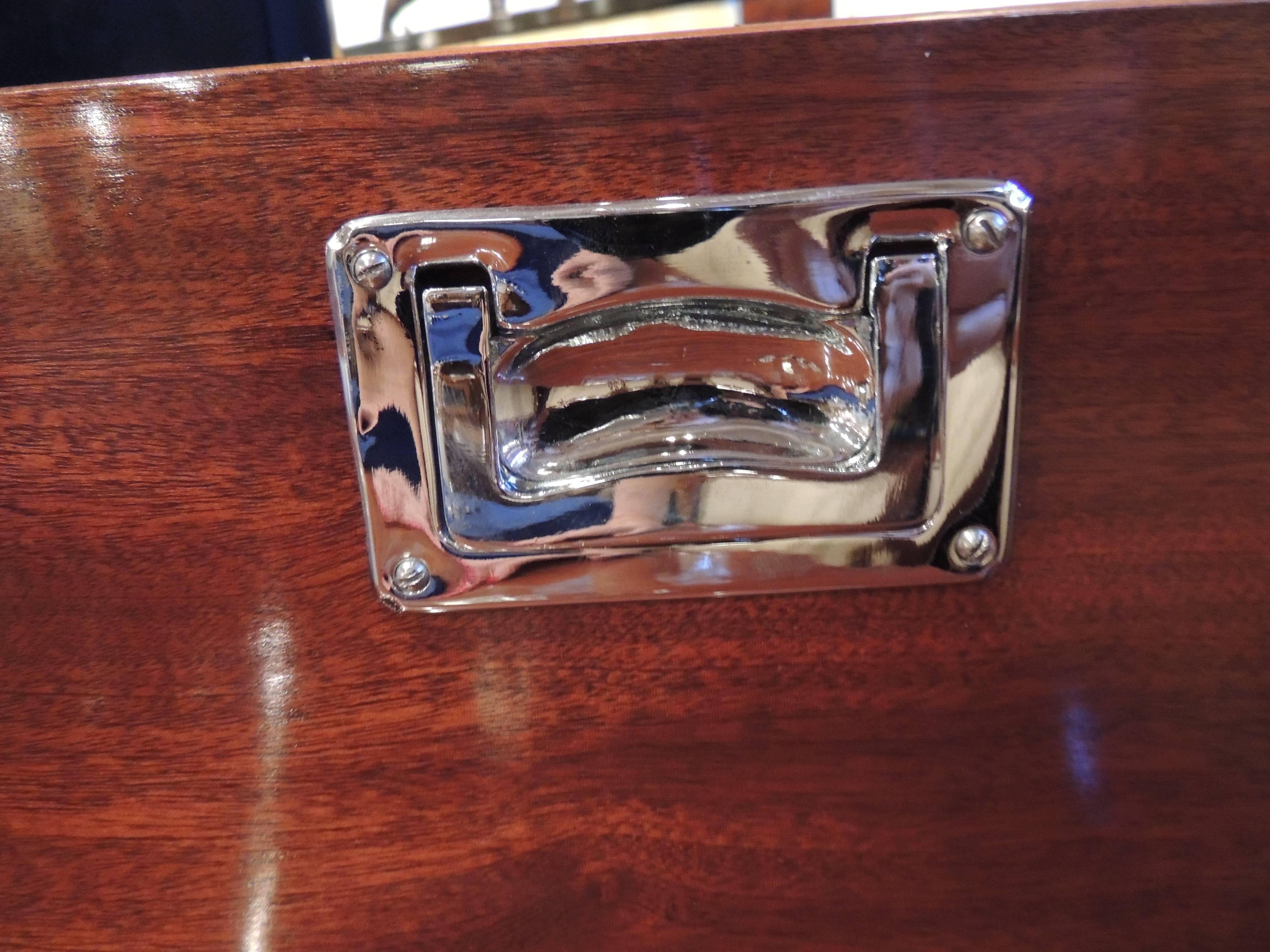 Christofle Art Deco Silverware Set in Wooden Chest 1