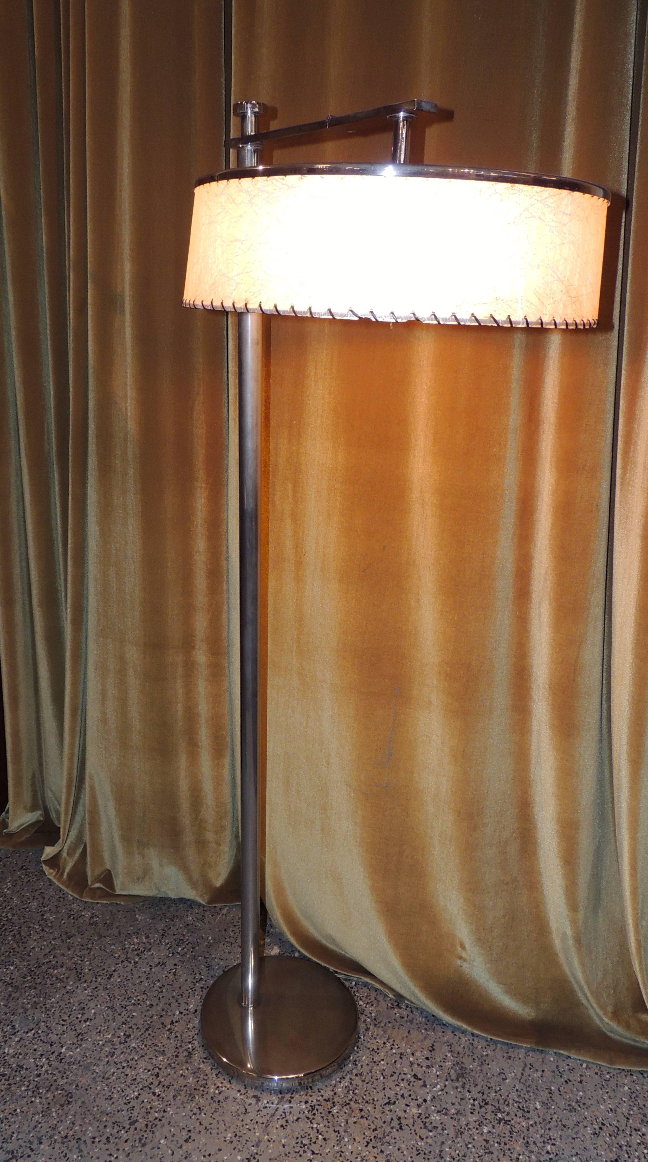 Mid-20th Century Convertible Midcentury Art Deco Floor Lamp by Kurt Versen