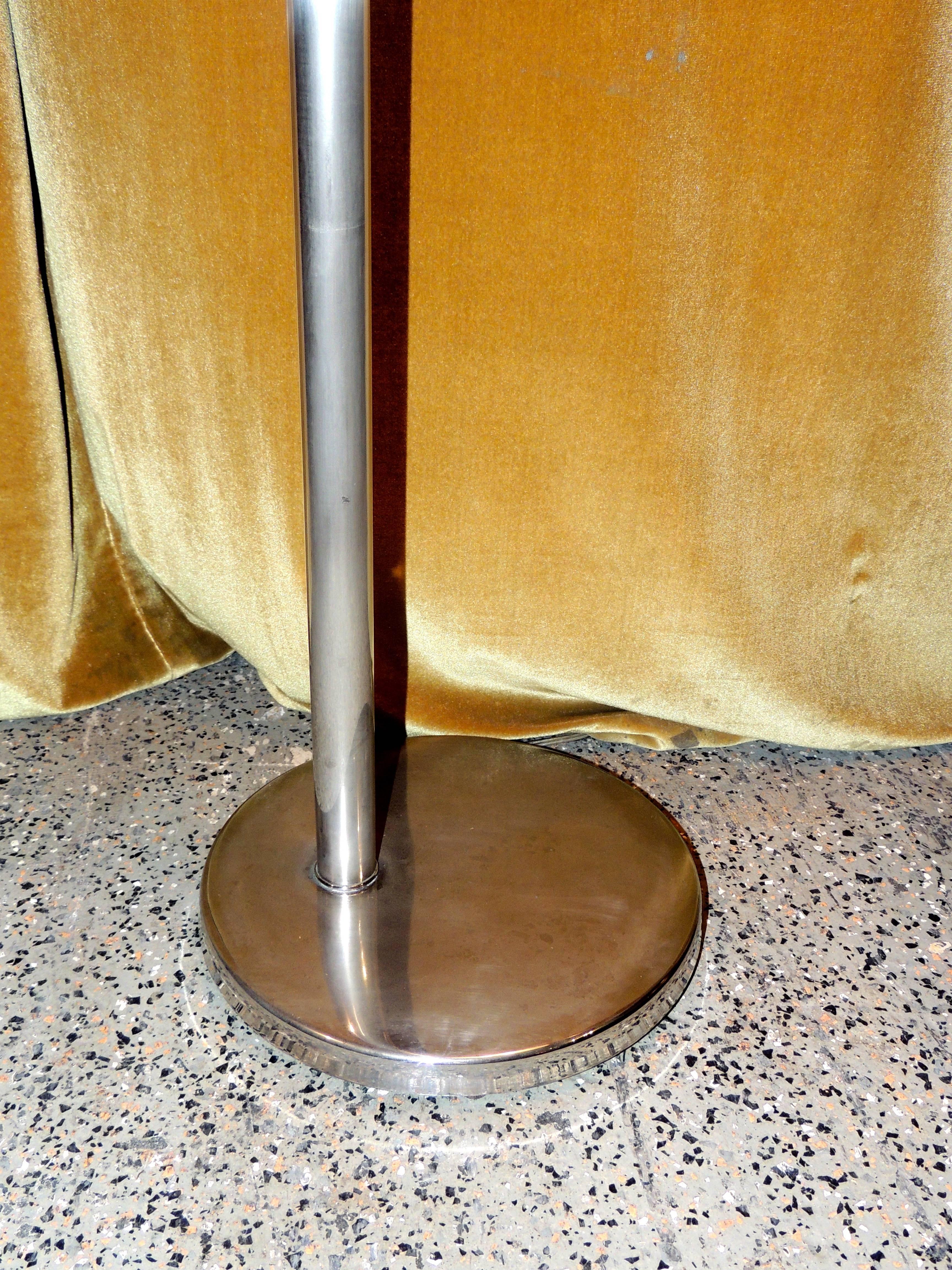Convertible Midcentury Art Deco Floor Lamp by Kurt Versen 1