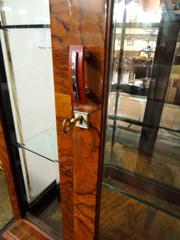 Book Match Veneer Vitrine, Art Deco