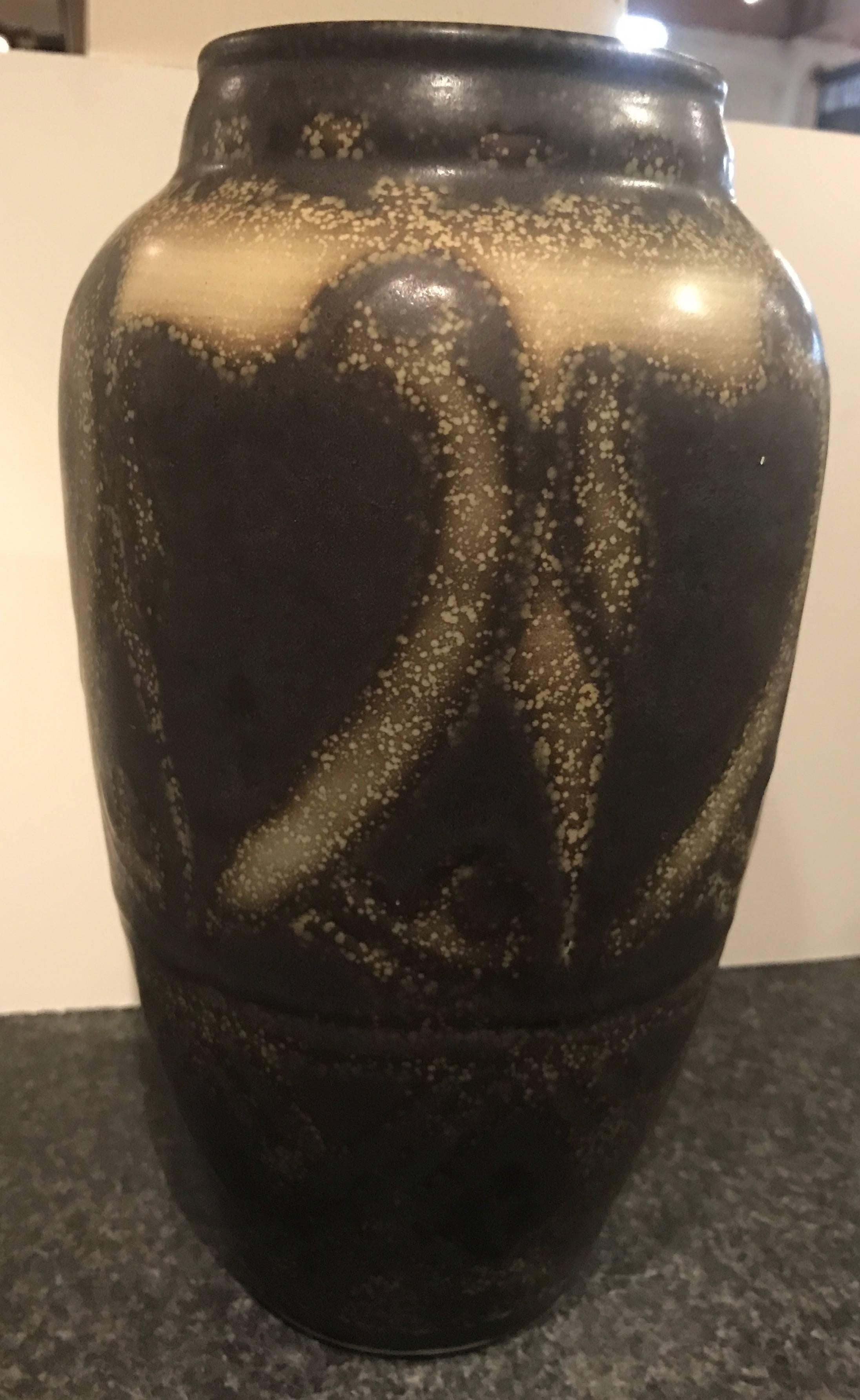 Rare Catteau Gres Stoneware Pelican Vase In Excellent Condition In Oakland, CA