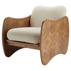 The Rhino Chair in Oak with COM by Sister by Studio Ashby