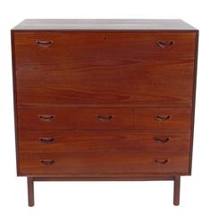 Clean Lined Danish Modern Chest by by Peter Hvidt and Orla Mølgaard-Nielsen