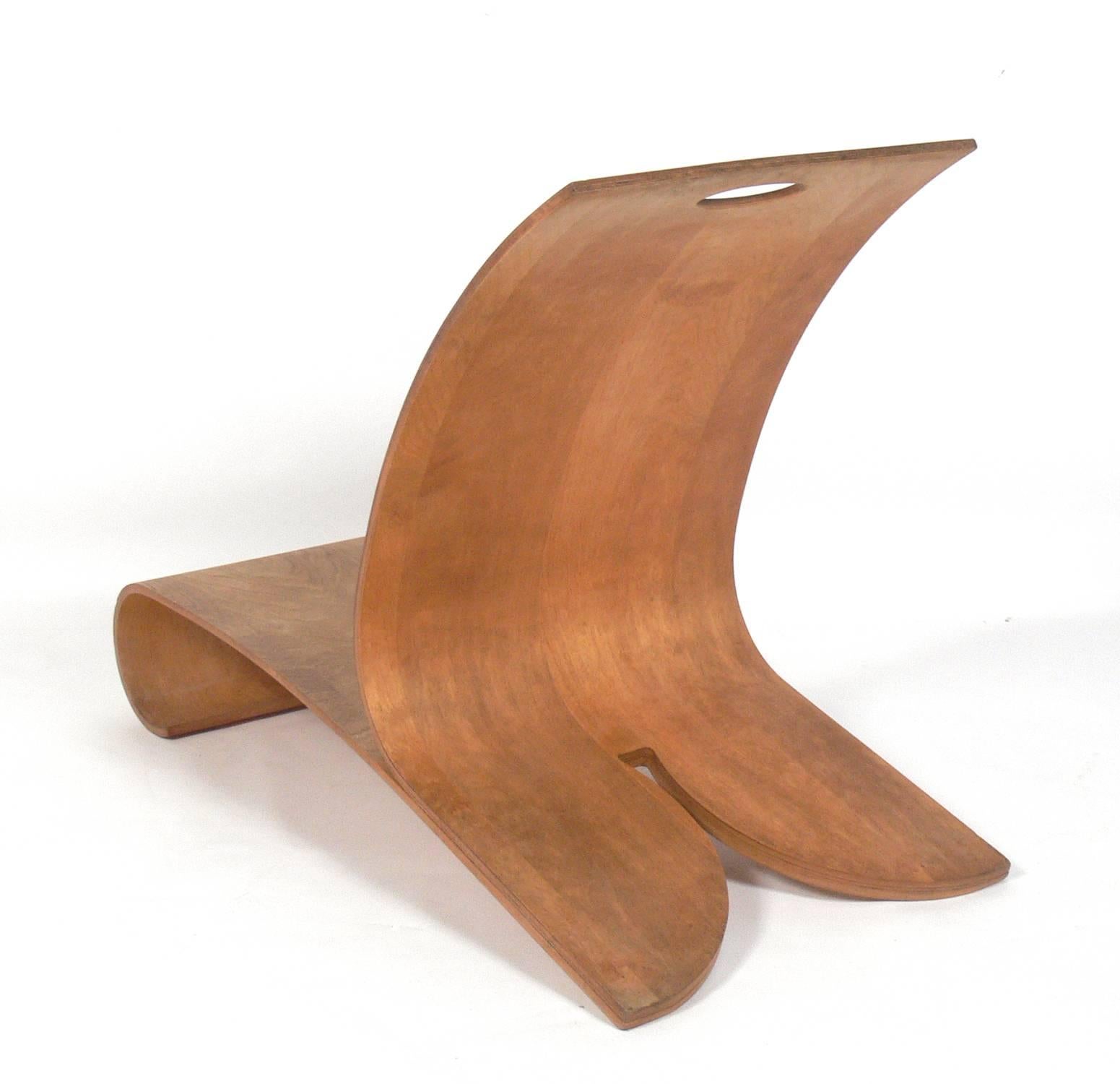 American Curvaceous Bentwood Lounge Chair