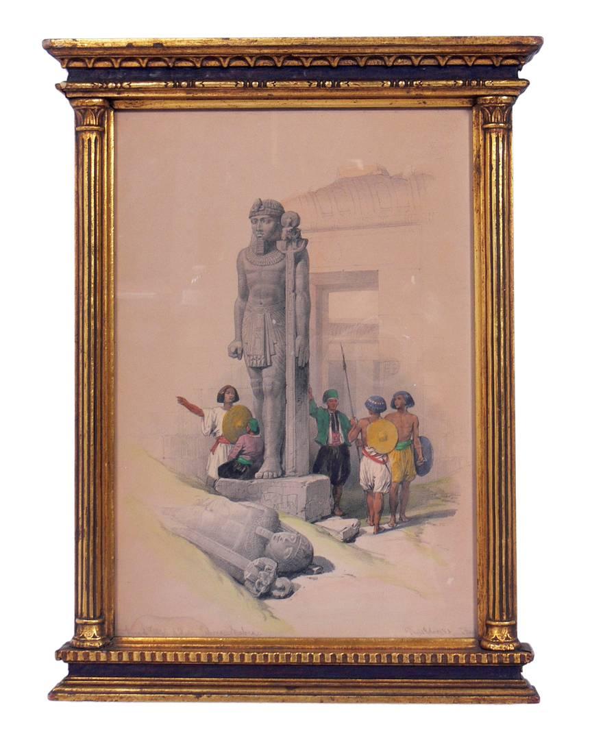 Egyptian 19th Century Egypt Lithographs by David Roberts  