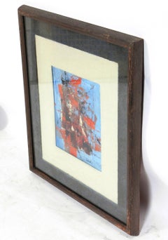 Midcentury Abstract Painting by Arnold Taraborrelli