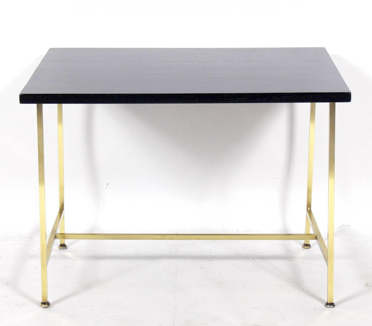 Mid-Century Modern Pair of Clean Lined Tables by Paul McCobb