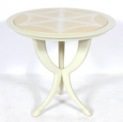 Glamorous White Lacquer Table by Roger Thomas for Ferrell & Mittman