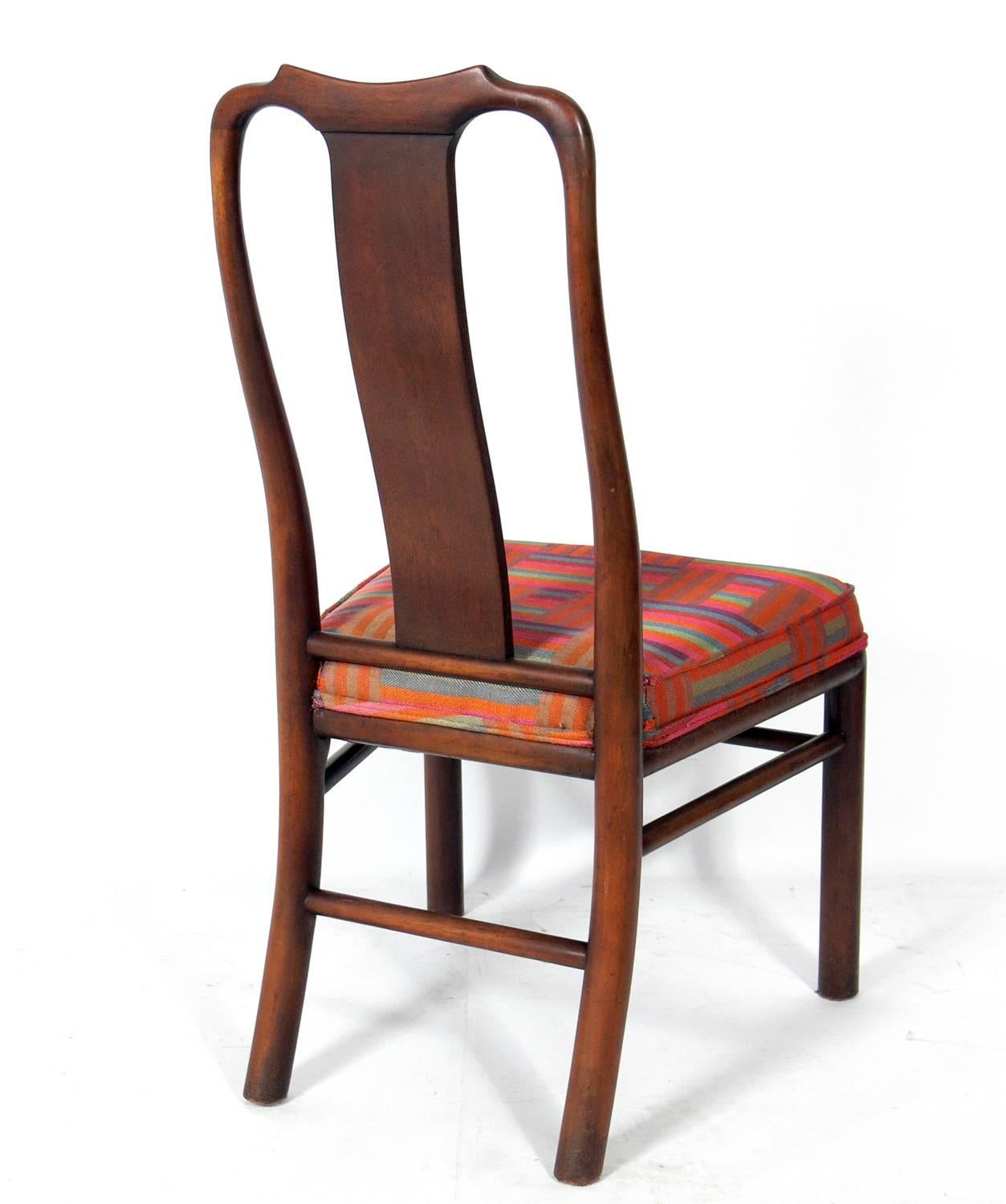 American Set of Eight Dining Chairs by Michael Taylor for Baker