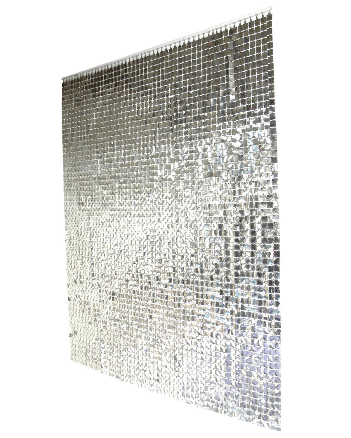 Paco Rabanne space curtain or room divider, French, circa 1970s.