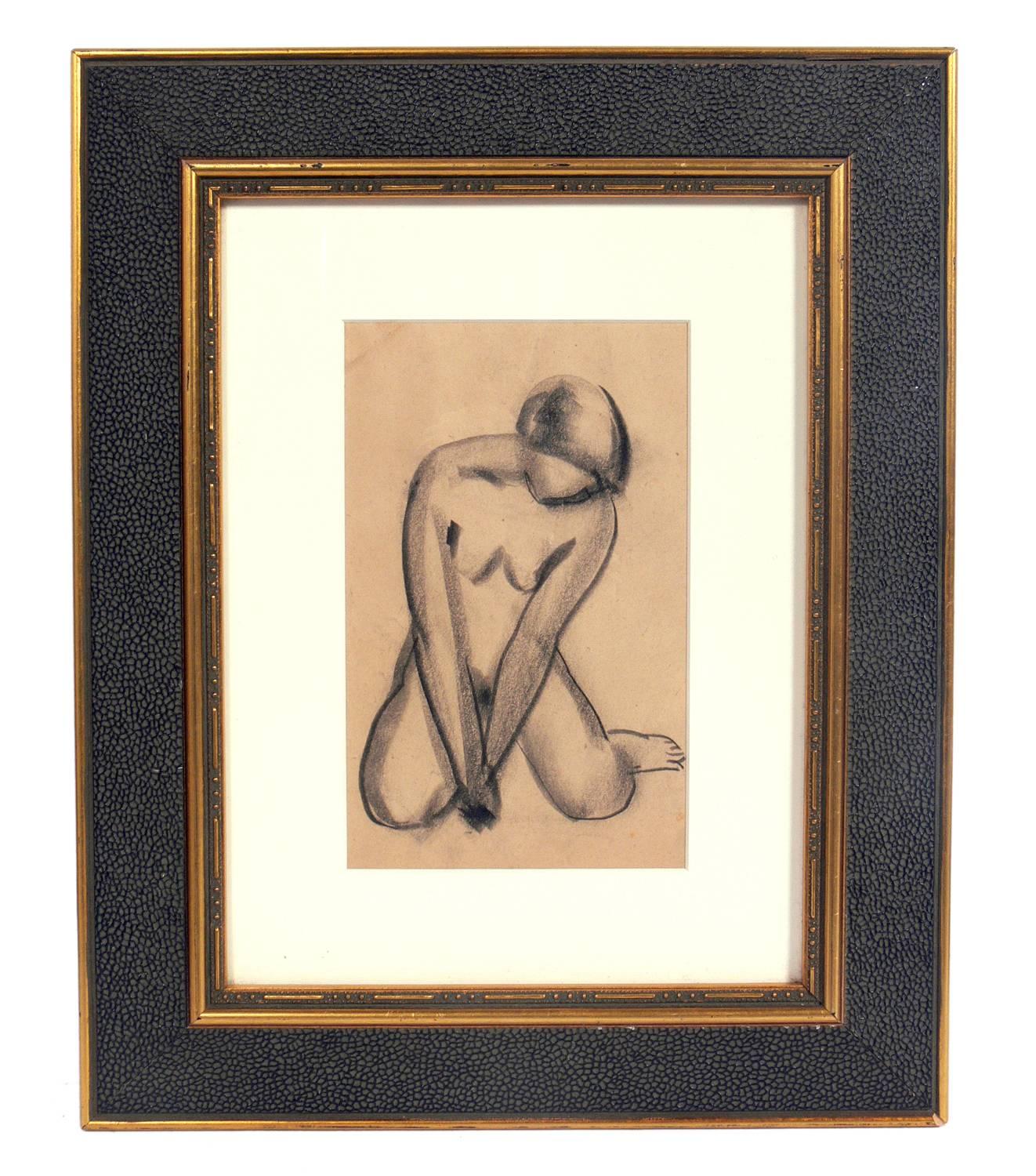 Mid-20th Century Selection of Figural Nude Drawings or Gallery Wall