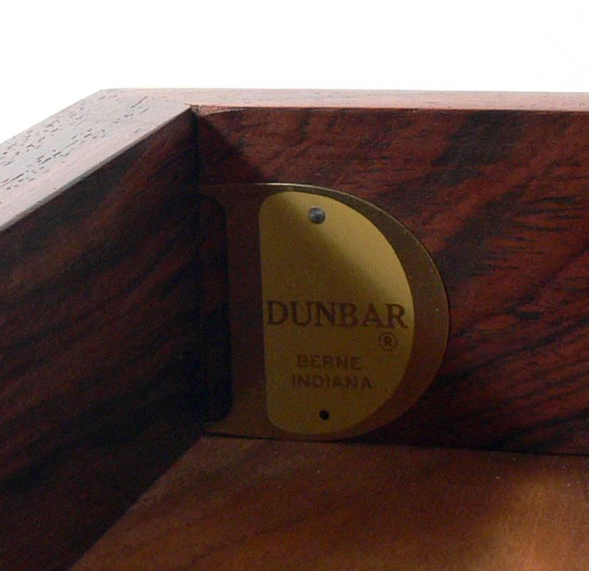 Mid-20th Century Rosewood and Mahogany Roll Top Desk by Edward Wormley for Dunbar
